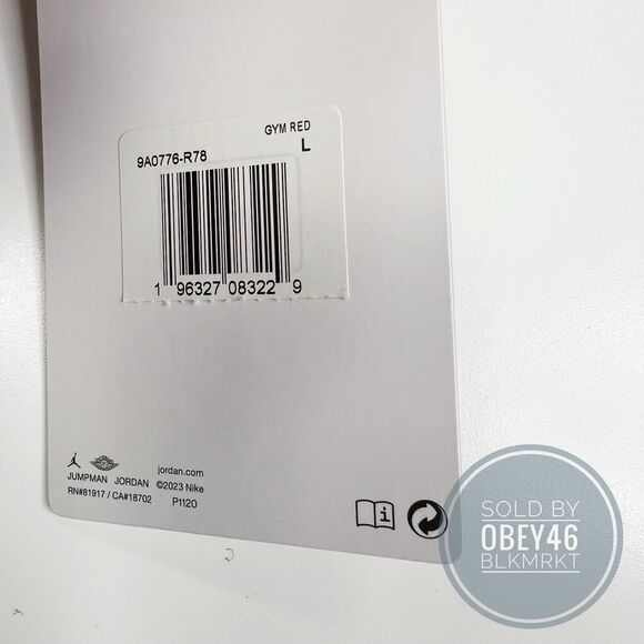 Nike Air Jordan Bred Shoe Bag Storage Box Red Black 9A0776-R78 - Picture 3 of 3
